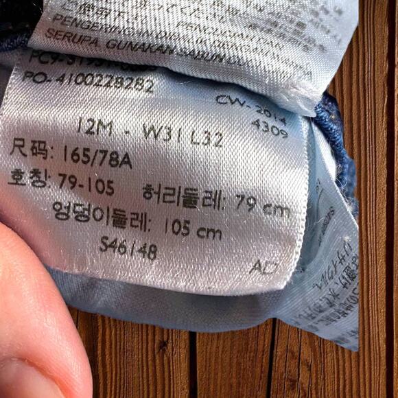 Levi's Curvy 549 Bootcut Denim Blue Jeans CW-2014 Size 12 - Picture 6 of 11